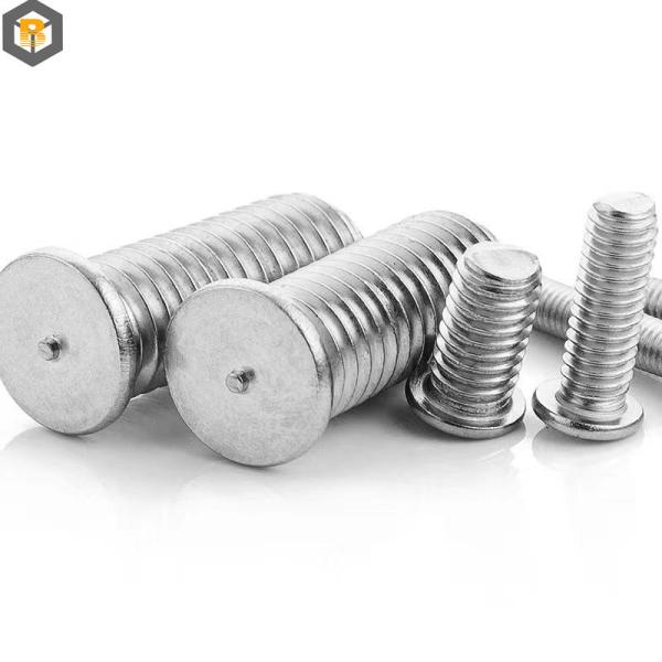 Stainless Steel Three Spot Weld Screw Special Head Screw Machine Part Polished Finish
