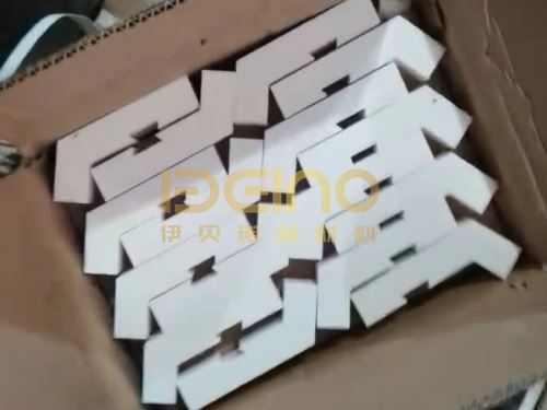Dovetail Slotted Ceramic Liner Ceramic Tile Sheets Customize Ceramic Wear Liners