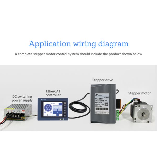 Lichuan DC Closed Loop Stepper Motor Drivers Kit 2.8N.m 2 Phase Nema24 DC24V～48V 4.5A 1000PPR