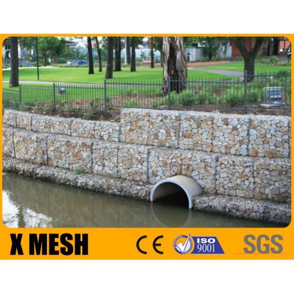 En 10223-3 стандартное шестиугольное Gabion цепляет провод Selvedge 3.2mm для предохранения от запруды