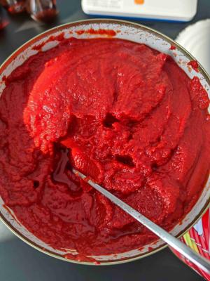 2 anos de vida útil Pasta de tomate enlatada feita de tomate 100% fresco e livre de BPA