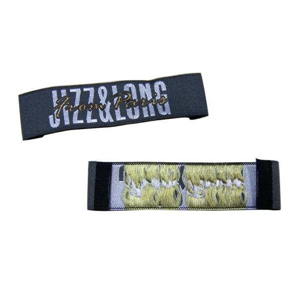 Customized Clothing Woven Labels,Iron On Personalized Garment Label