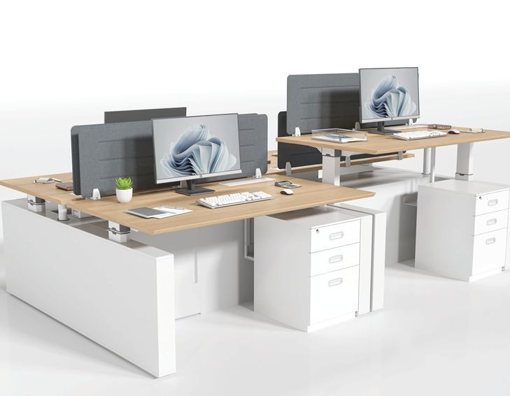 Dual Motor Electric Standing Desks Height Adjustable Office Workstation Desk Sit Stand