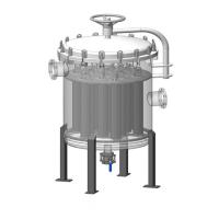 Élément de filtre en PE en PP, filtre à noyau unique, boîtier de filtre à eau en acier inoxydable