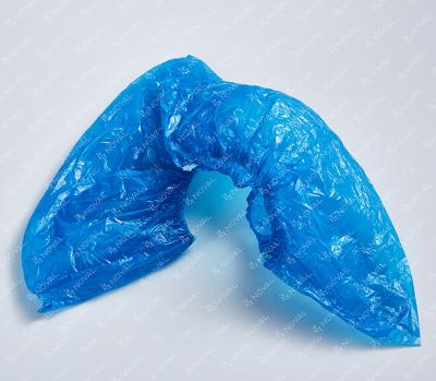 Waterproof Blue Shoe Covers Disposable Anti Skid Infection Control soft