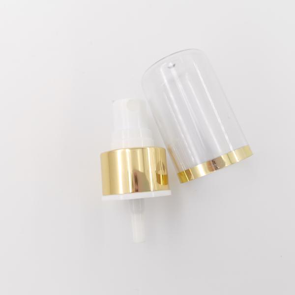 Bright Gold Aluminum Finger 24/410 Bottle Mist Sprayer