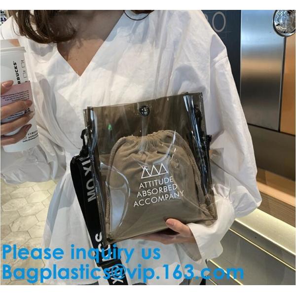 Vinyl Eco-friendly Colorful Hologram Pvc Laser Holographic Bag Tote Shopping Bag Beach Bag For Women