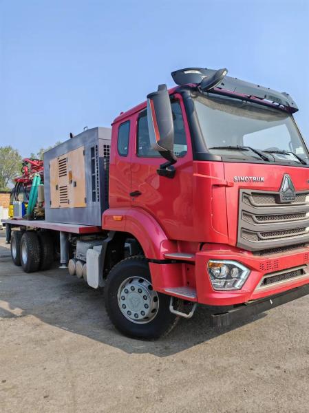 Powerful Truck Mounted Drill Rig for Water Well Drilling 300M Depth 30T Drill Tower Load