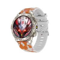 KC86 Hombres Smart Watch 1.43 pulgadas HD Gran pantalla BT llamada linterna brújula Smart Watch 450mAh