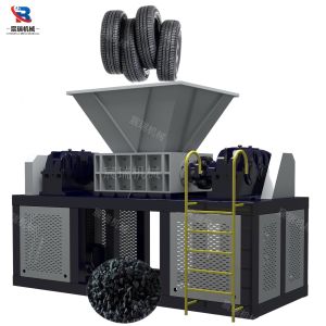 Full Automatic Waste Tire Shredders Tyre Shredder Machine Tire Recycling Machine