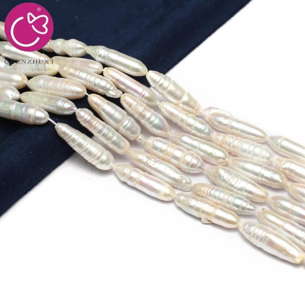 5-8mm Cylindrical Baroque Pearl Beads Irregular Baroque Pearl for DIY Jewellery Making