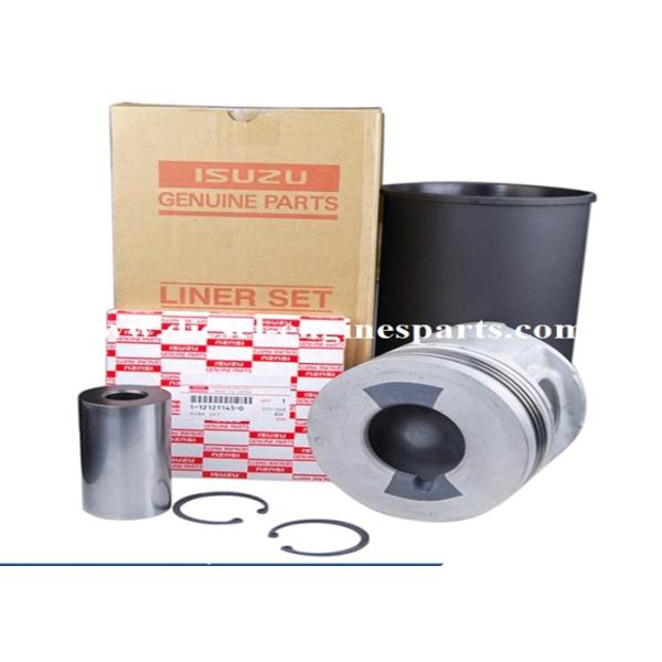 ISUZU 4JH1 Cylinder Liner Kit Liner Piston / Piston Ring /Piston Pin Clip