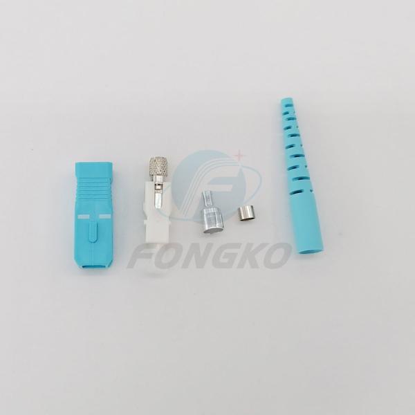 fibra ótica OM3 Upc simples de 2.0mm e conectores do Apc