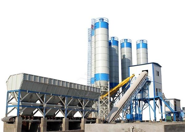 Stationary Elba Wet Mix Concrete Batch Plant Fully Automatic With Modular Structure