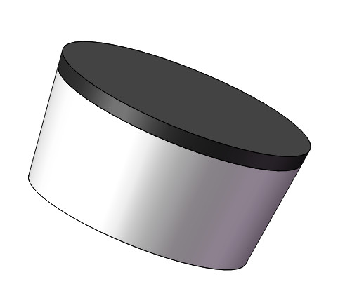 Parte movible redonda del carburo de Rcmn, parte movible de Pcd para el aluminio