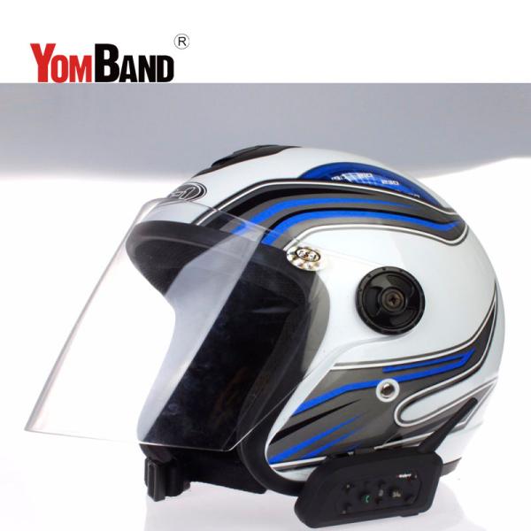 Внутренная связь В6 беспроводного ФМ1200м Блуэтоотх мотоцикла шлема расстояния внутренной связи водоустойчивая