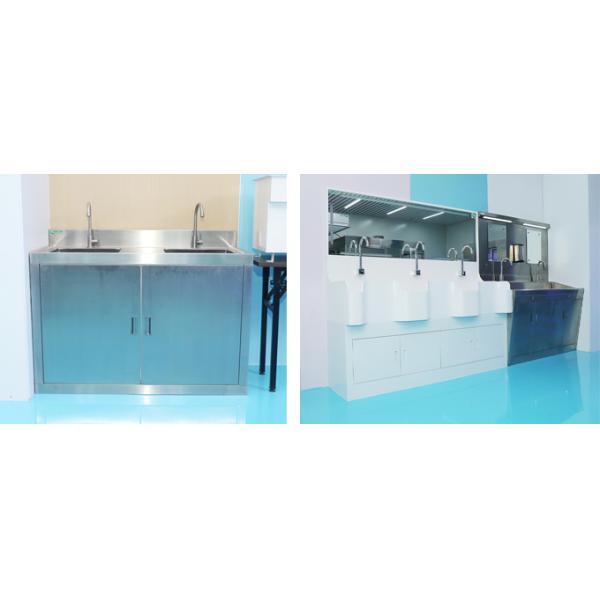 Одноместная больница AC 220 V/50 Hz Медицинское мытье рук Раковина промышленная раковина из нержавеющей стали