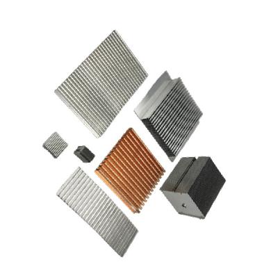 Aluminum Copper Stamping Radiator CAD Pro-E UG Solidworks Stamping Parts