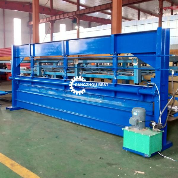 Гидравлическая стальная гибочная машина металлического листа 4m 6m с шагом ноги