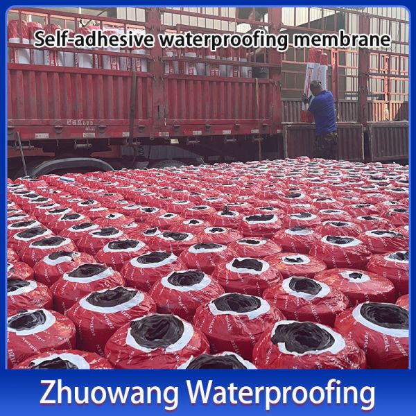 Uv Resistance Self Adhesive Bitumen Waterproof Membrane Modified Good Elasticity