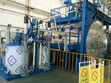 static mixing vacuum pouring system