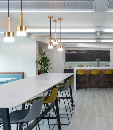 Modern stylish  aluminum + acrylic ceiling lamp Applicable to living room dining room balcony lamp