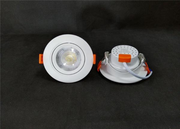 7 Watt Movable SMD 2835 LED Spot Downlight White Plastic + Aluminium Housings