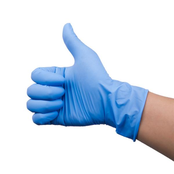 Hot selling CE  approved food grade powder free nitrile examination disposable gloves