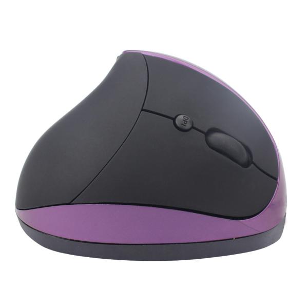 Customized Logo Vertical Wireless Mouse 800 / 1200 / 1600 DPI Adjustable