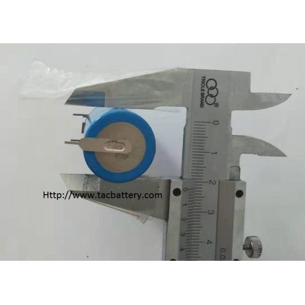 Lithium Ion Cylindrical Battery 22430 PCB Mount Battery With Tag