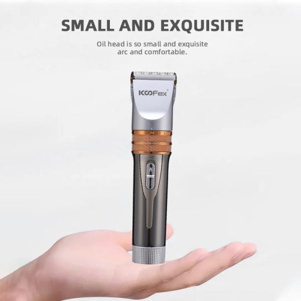 Lâmina cerâmica ajustável elétrica sem corda 50-60Hz de Clippers Multiscene do cabelo dos homens