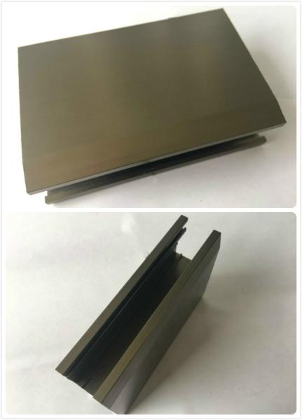 T4  T5 Oxidizing Bronze Anodized Aluminum Channel With Customized Shape