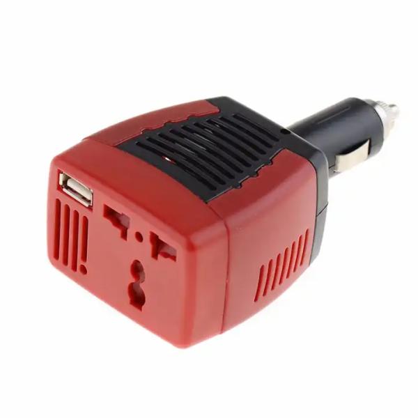 Smart Quick Usb Charger 24V Dc To 220V Ac 75W Car Inverter Regenerative Braking Electric 75W Car Power Inverter With Usb