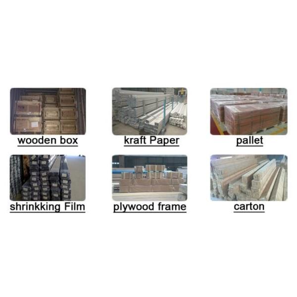 6063 6061 Aluminum Extrusion Profiles  200mm Width Solar Panel Frame
