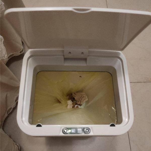 100% Touchless Auto Lid Trash Can , Top Open Automatic Garbage Bin