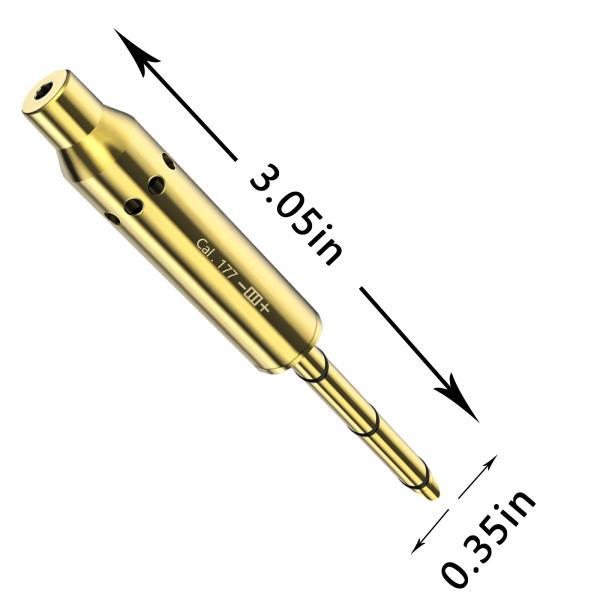 650nm Laser Bore Sight End Barrel Laser Bore Sighter Accurate And Easy Fit Revolvers Pistols Air Guns
