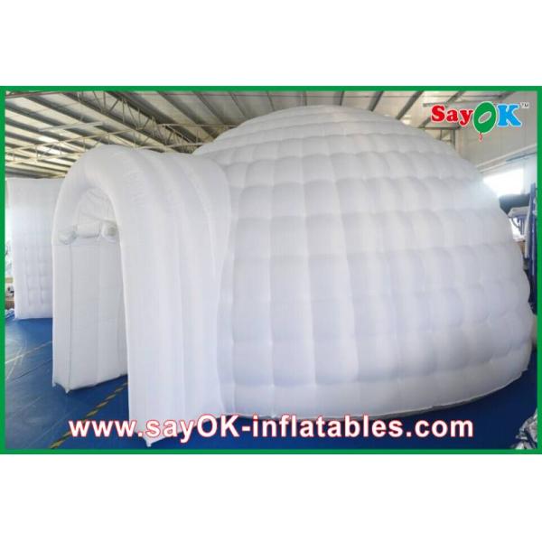 Inflatable Tent Camping Inflatable Igloo Dome Inflatable Air Tent Strong Fire-Proof Cloth With Led Lights