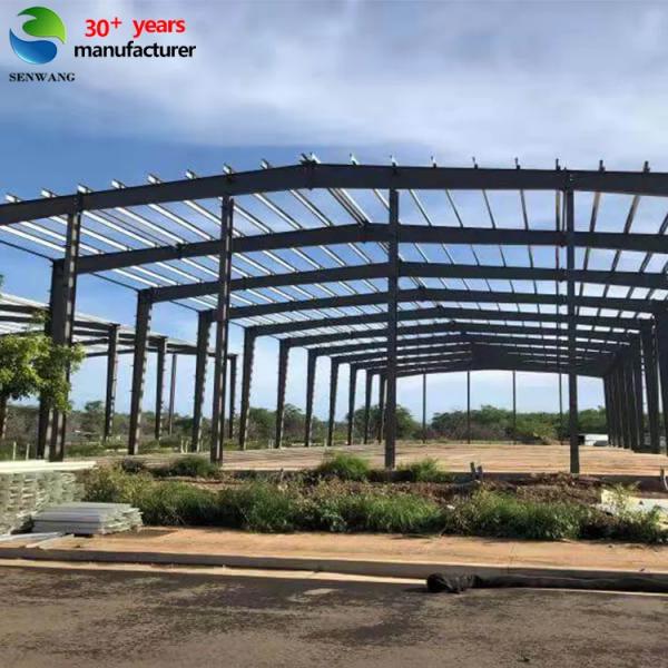 High Intensity Steel Structure Warehouse Bolted Connection Type Warehouse Structure Design Designed for Assembly and Long Term