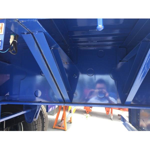 3 Axles 40 Feet Side Wall Semi Trailer 60 Ton Bulk Cargo Trailer