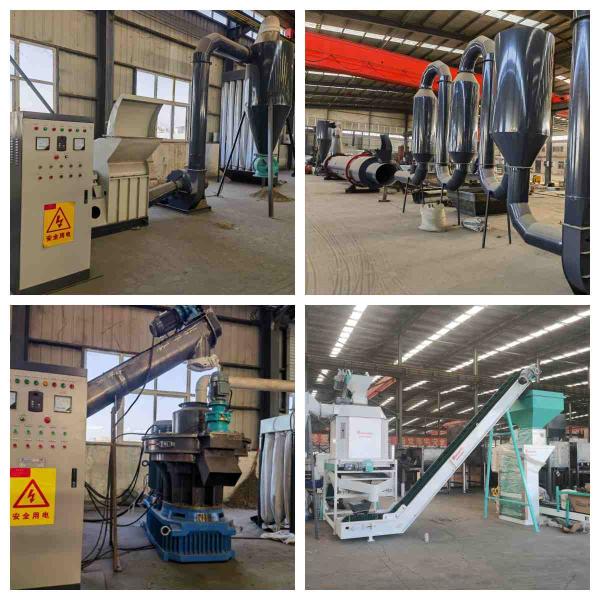 1ton -10Tons Biomass Pellet Production Line Sawdust Pine Wood Pellet Machine