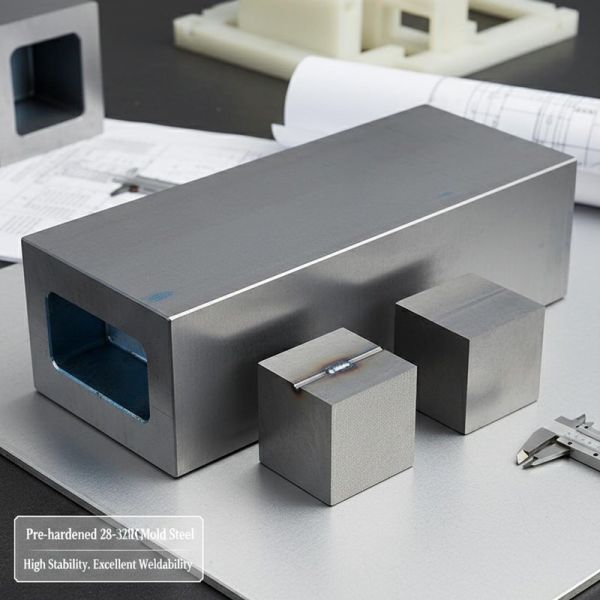 Pre-hardened 28-32HRC 1.2311 Mold Steel with High Dimensional Stability and Excellent Weldability for Plastic Molds