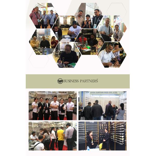 25mm Roman Head Curtain Rod Kits Two Bracket White Crack