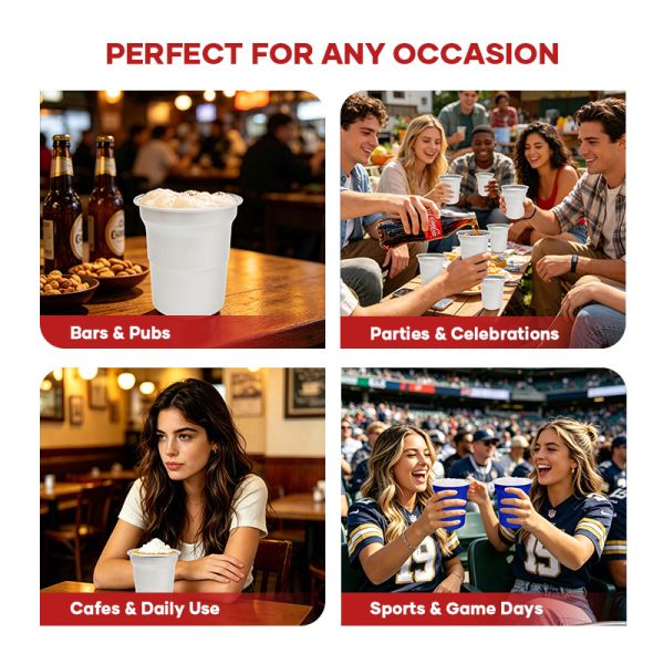 16oz(480ml)-A Eco-Friendly Premium Aluminum Cups