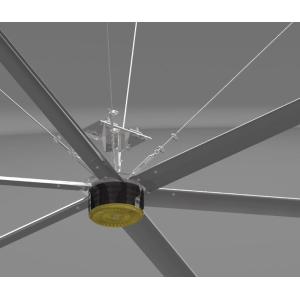 fã elétrico de Hvls da ventilação de 7.3M Gearbox Motor Workshop