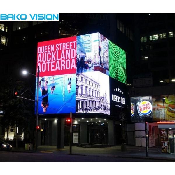P10 Waterproof Fixed Led Billboard , Led Digital Display TV Wall For Building Advertising