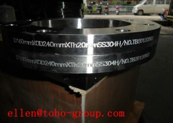 TOBO STEEL Group C207 class B class D ASTM A182 F347 steel-ring flange  Stainless ASTM A182 F304 F304L