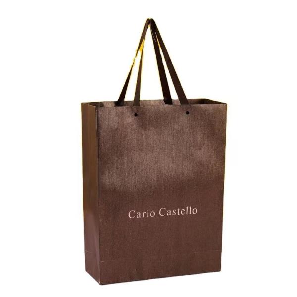 Marble Paper Bag For Clothing Store
