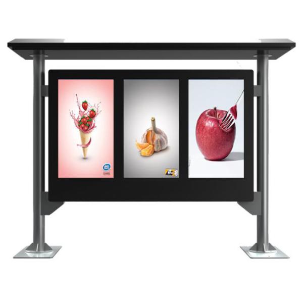Outdoor 55 Inch Lcd Digital Signage Display Customizable Color With Multi Screen