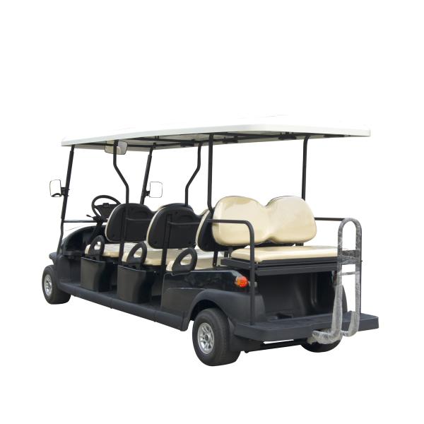 New Design 6 Seats Electric Golf Car Sightseeing Shuttle Bus Lithium Battery Powered Chinese Manufacturer