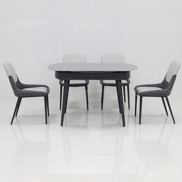 Столовая мебели дома OEM 110kg ставит обеденный стол на обсуждение 4 Seater Extendable